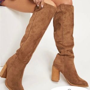 VICI ST SLOUCH TALL BOOTS IN CAMEL